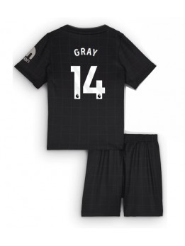 Billige Tottenham Hotspur Archie Gray #14 Bortedraktsett Barn 2025-26 Kortermet (+ Korte bukser)